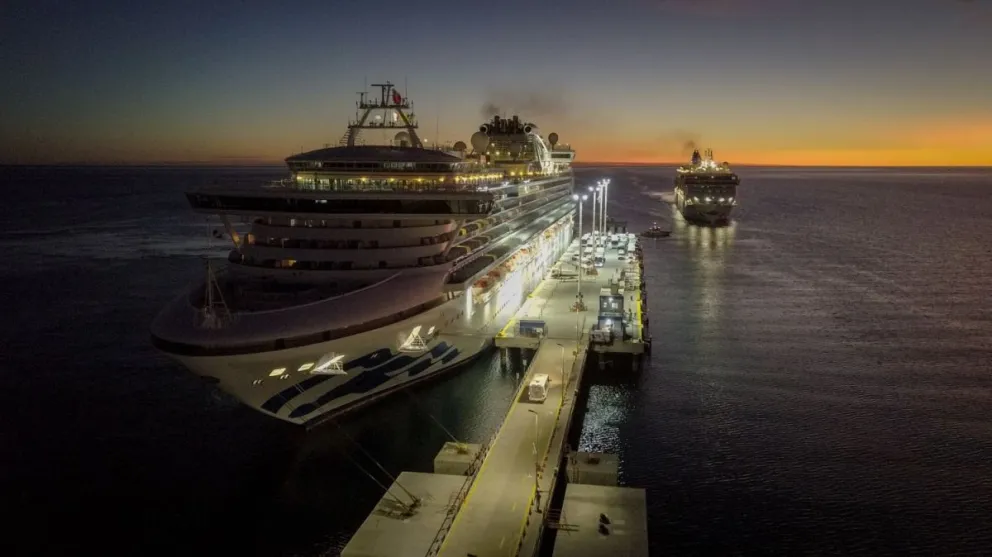 Con más de 4 mil pasajeros, arribaron dos cruceros a Puerto Madryn