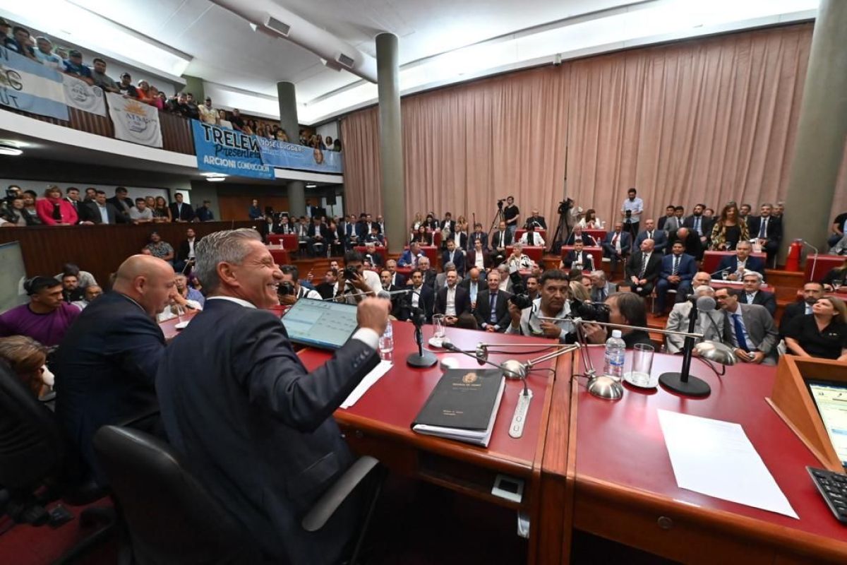 Arcioni brinda su discurso inaugural del 51° período ordinario de sesiones en la Legislatura 