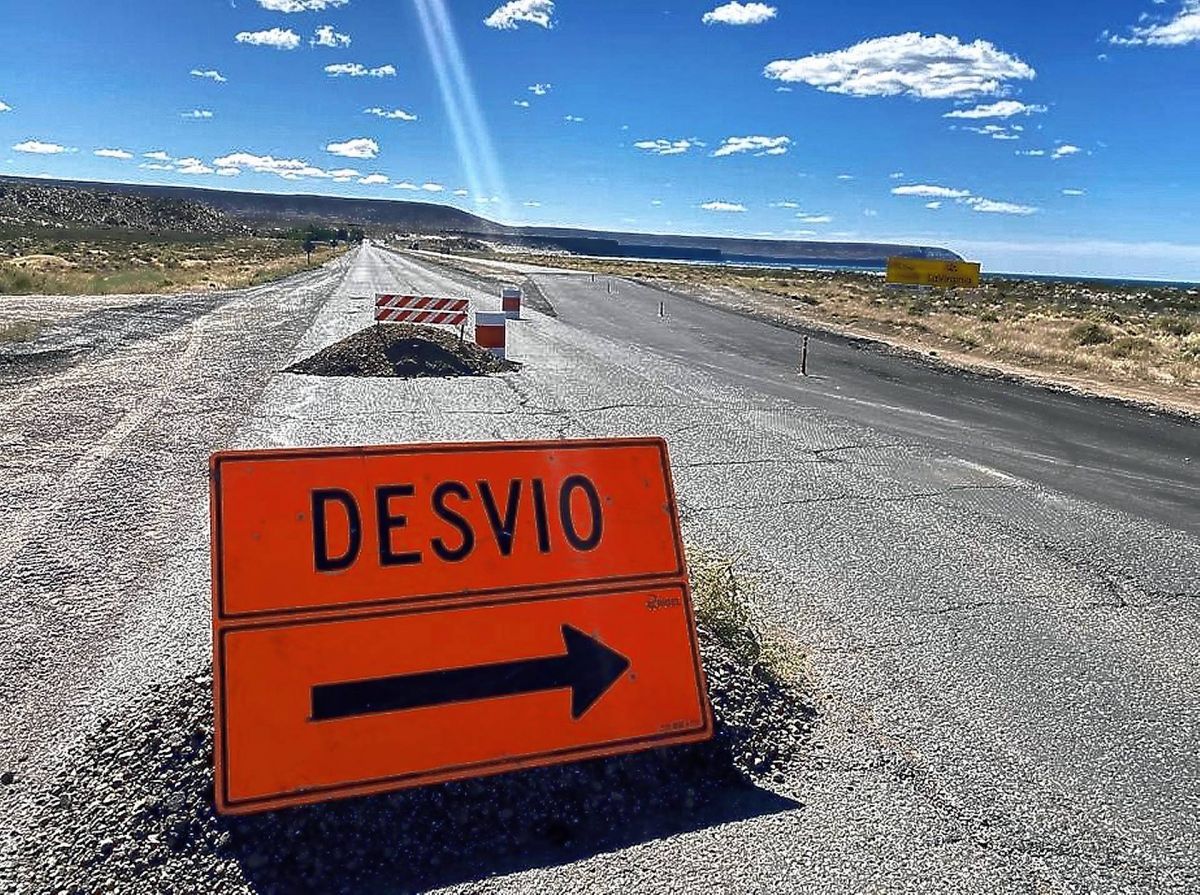 Vialidad Nacional habilitó desvío en Ramón Santos, por avance de la obra de la autovía Rada Tilly – Caleta Olivia