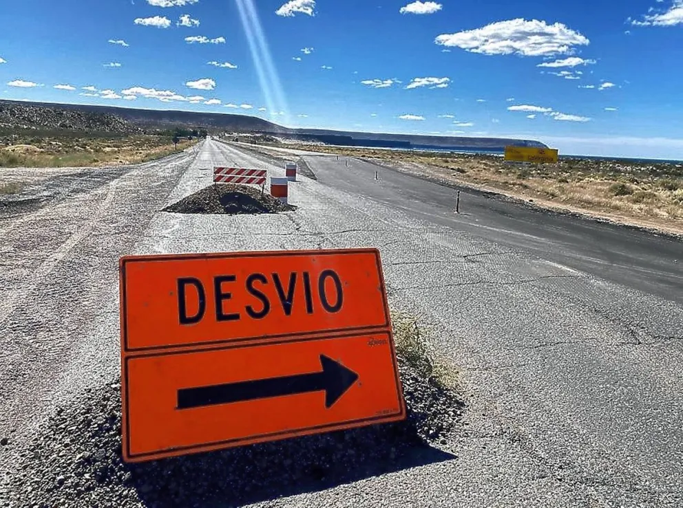 Vialidad Nacional habilitó desvío en Ramón Santos, por avance de la obra de la autovía Rada Tilly – Caleta Olivia