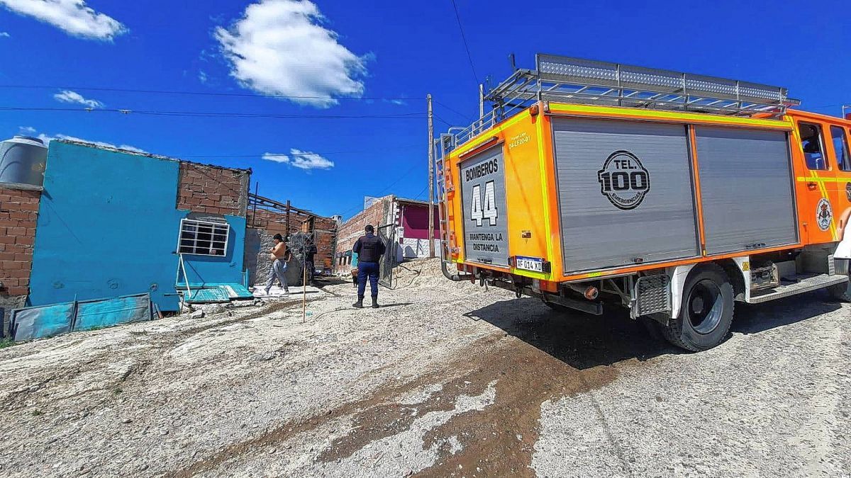 Principio de incendio en vivienda del barrio Ceferino