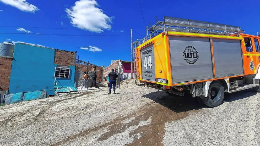 Principio de incendio en vivienda del barrio Ceferino