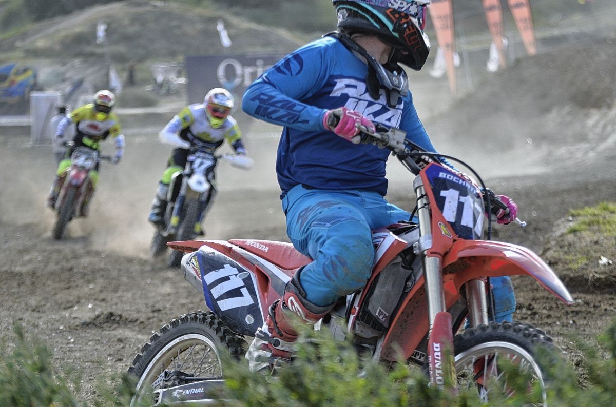 Entrenamientos oficiales de motocross