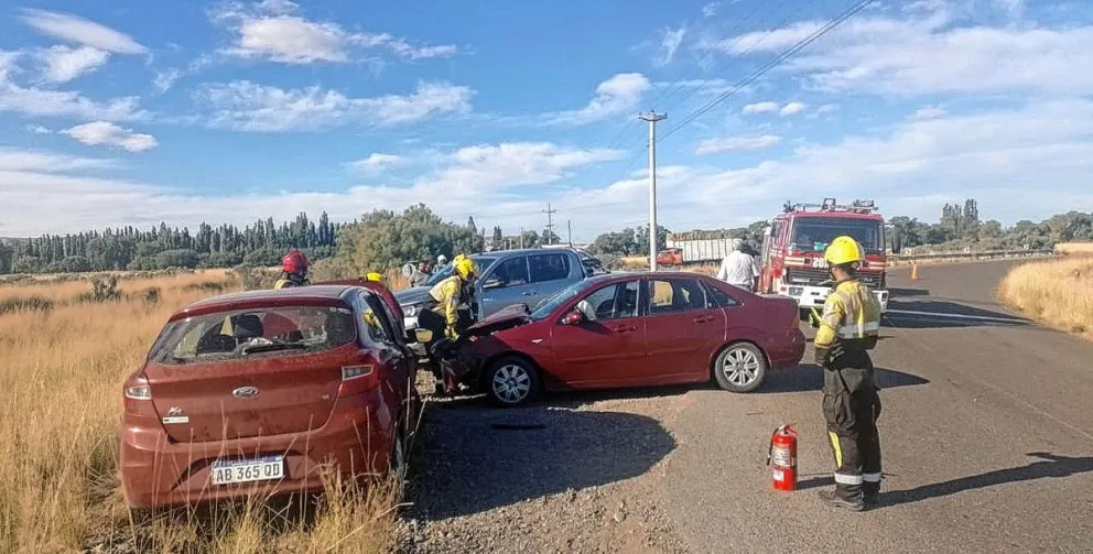 Una abuela de 85 años grave tras choque frontal en una curva cerca de Gaiman