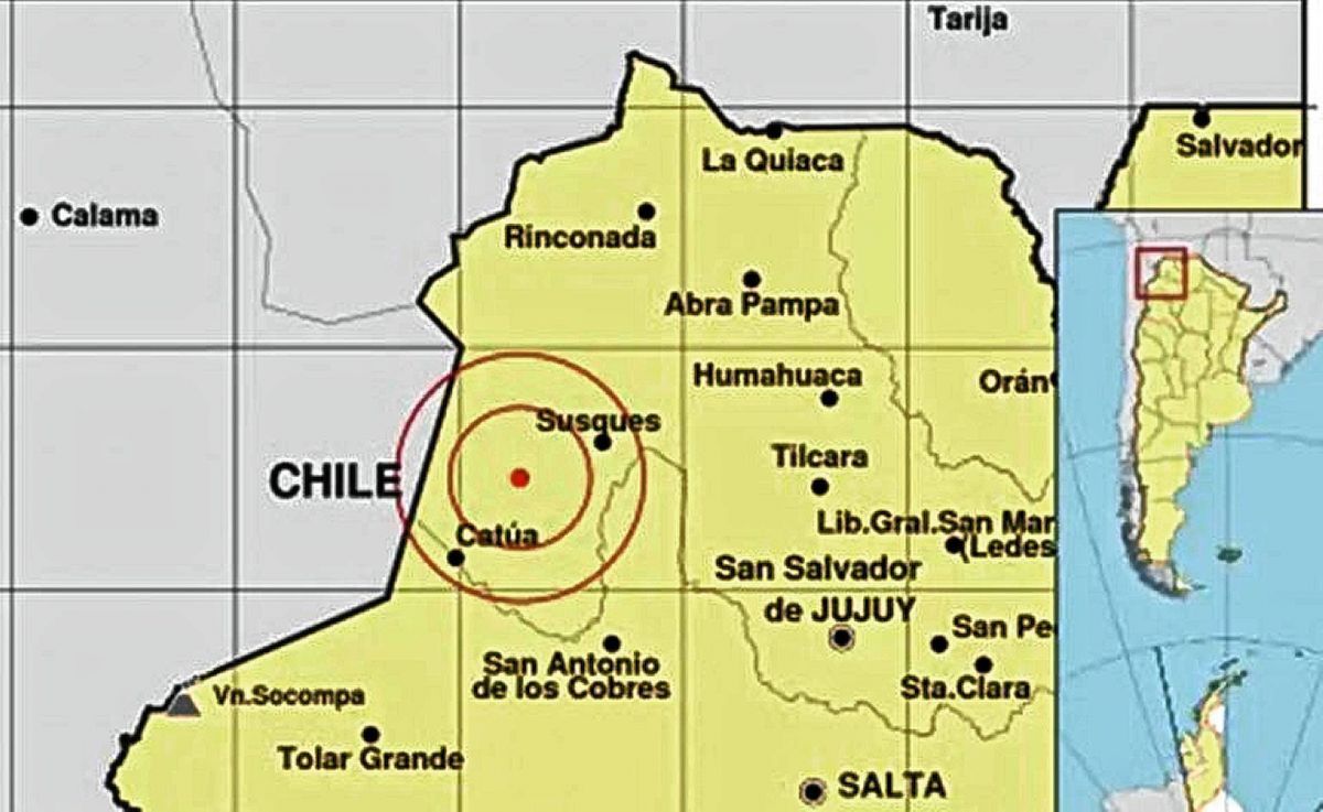 Jujuy: un fuerte sismo de 6,4 grados de magnitud sacudió la provincia