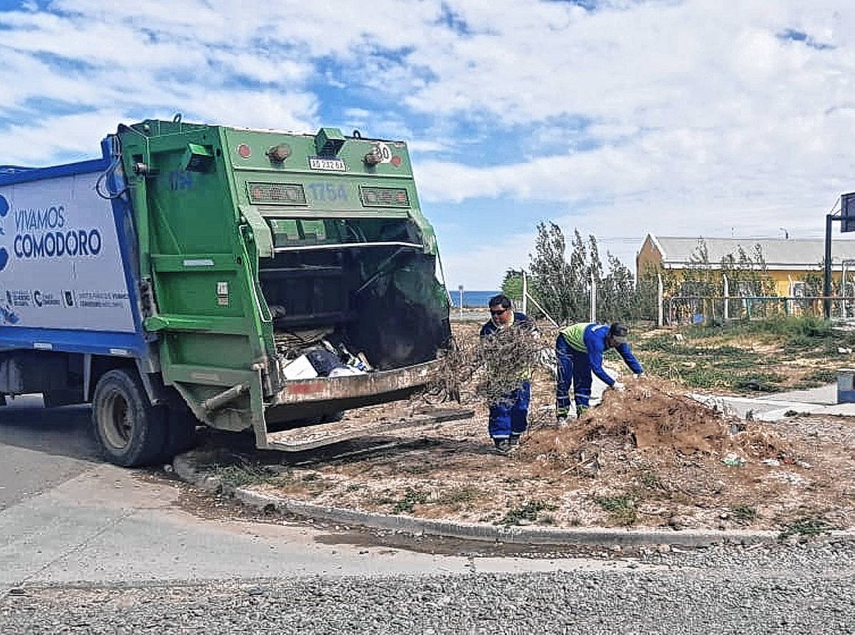 Servicio de recolección de residuos en el feriado