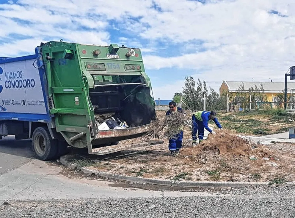 Servicio de recolección de residuos en el feriado