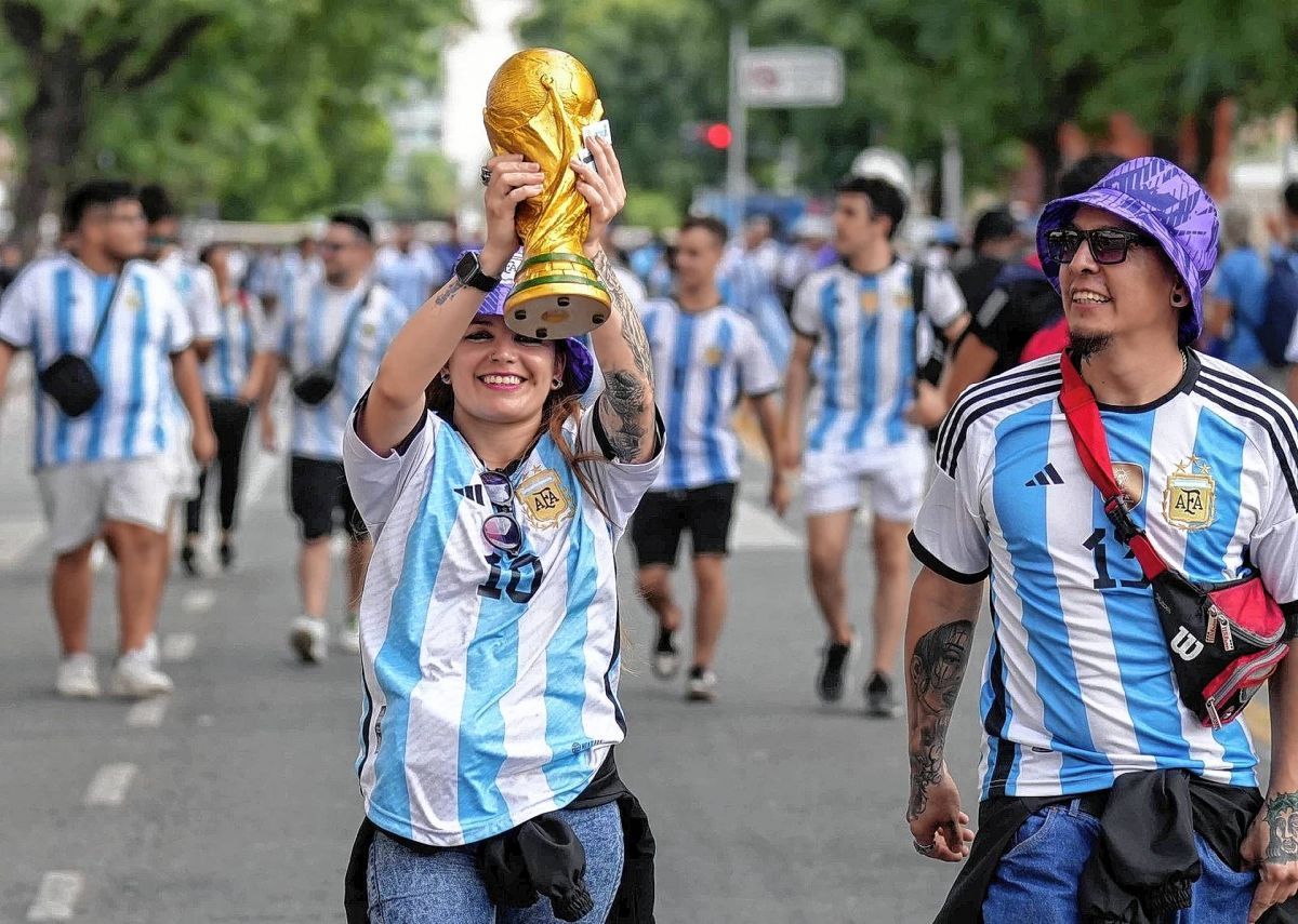 Revolución Monumental: una multitud celebra la conquista de la Copa del Mundo
