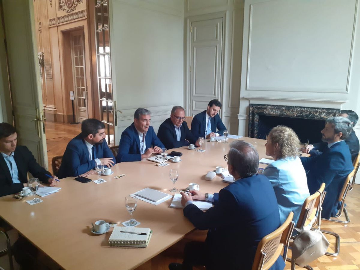 Funcionarios provinciales se reunieron con autoridades de la Cancillería Argentina para presentar los avances en materia de transición energética 