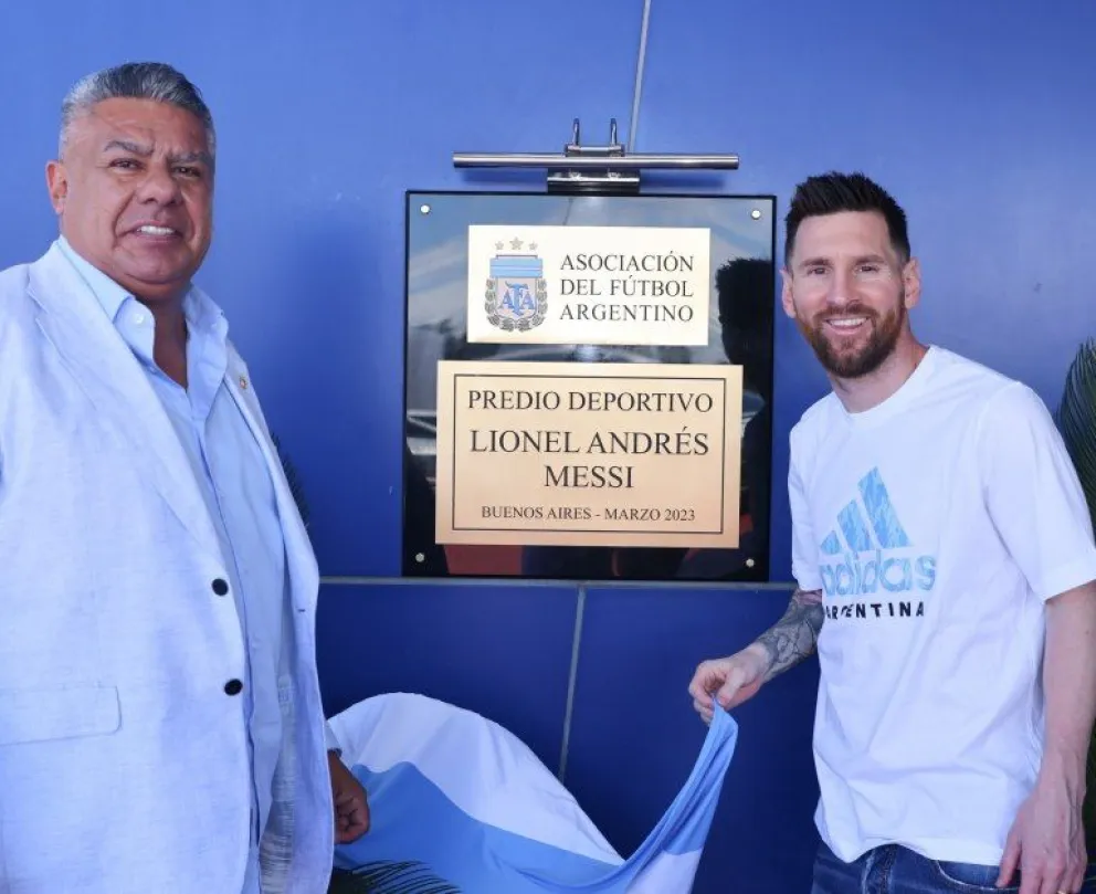 La alegría de Messi luego de que AFA rebautizara al predio con su nombre: "Es muy emocionante para mi"