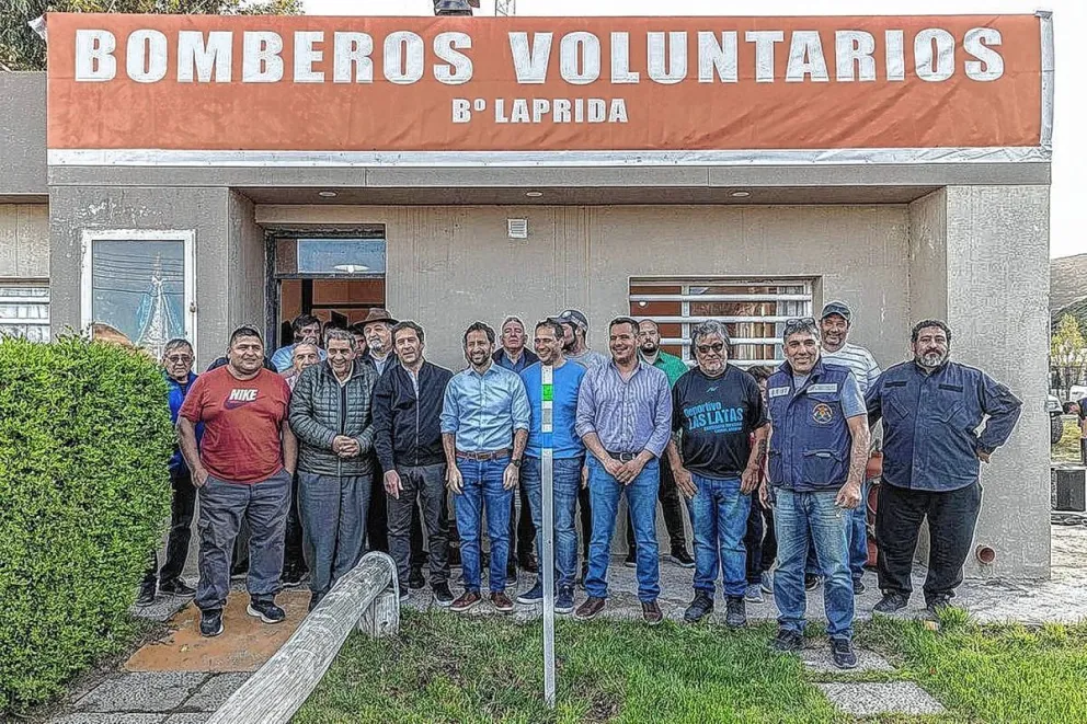 Hoy inauguran en Laprida el Destacamento de Bomberos N° 4