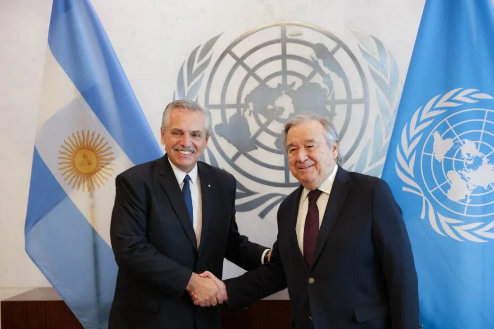 El Presidente se reunió con el secretario general de la ONU, António Guterres
