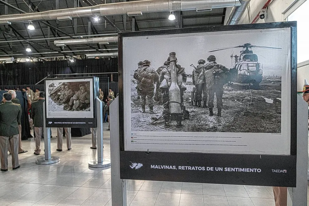 Se concretó la apertura de la muestra “Malvinas, retrato de un sentimiento”