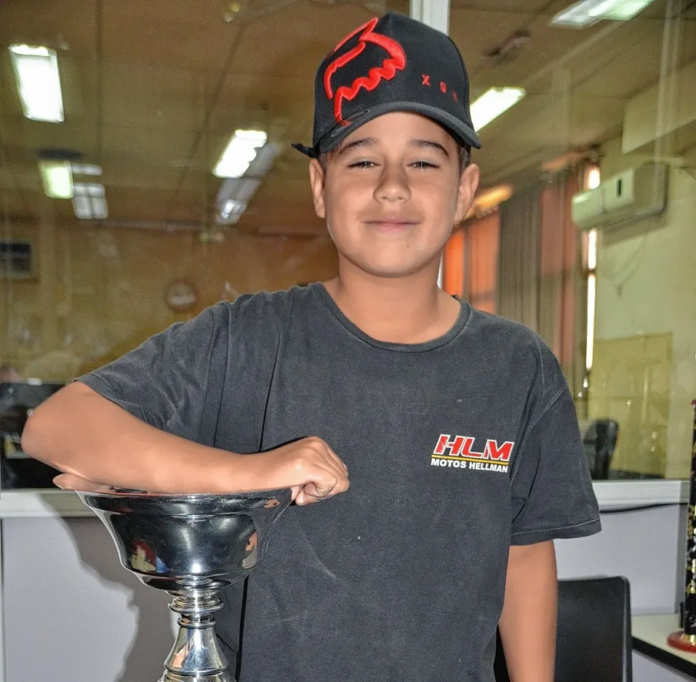 Santino Perales volvió a brillar luego de tres años sin correr