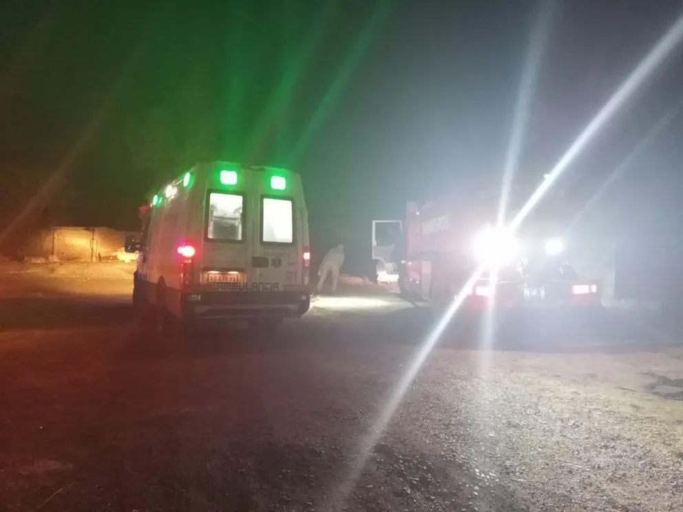 Un hombre resultó con quemaduras al explotar un bidón con combustible e incendiarse su vivienda