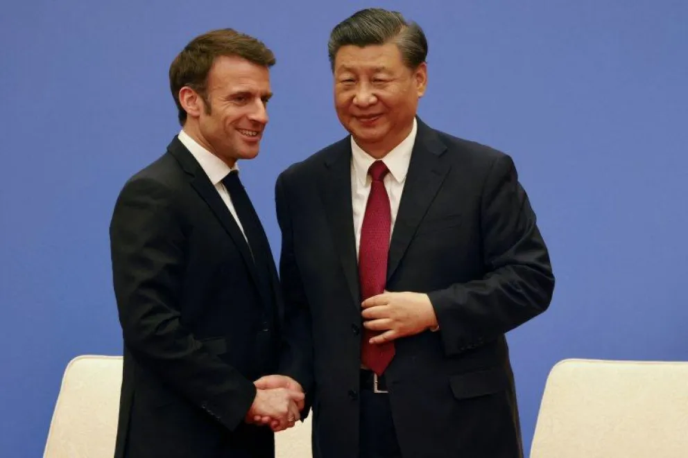 Con un fastuoso trato a Macron, Xi Jinping corteja a Francia para "contrarrestar" a Estados Unidos