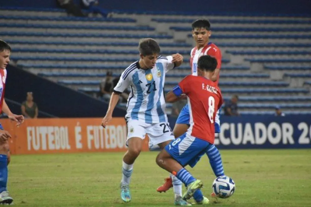 Argentina empató ante Paraguay y avanzó a la fase final del Sudamericano Sub 17
