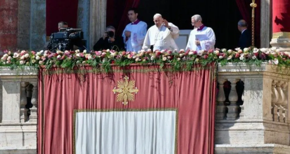 El Papa oró por la paz en Ucrania y pidió que “la luz pascual ilumine al pueblo ruso”