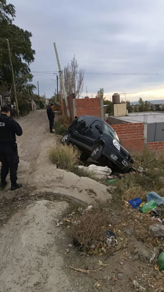 Conducía alcoholizado, chocó su utilitario contra una palma y desbarrancó