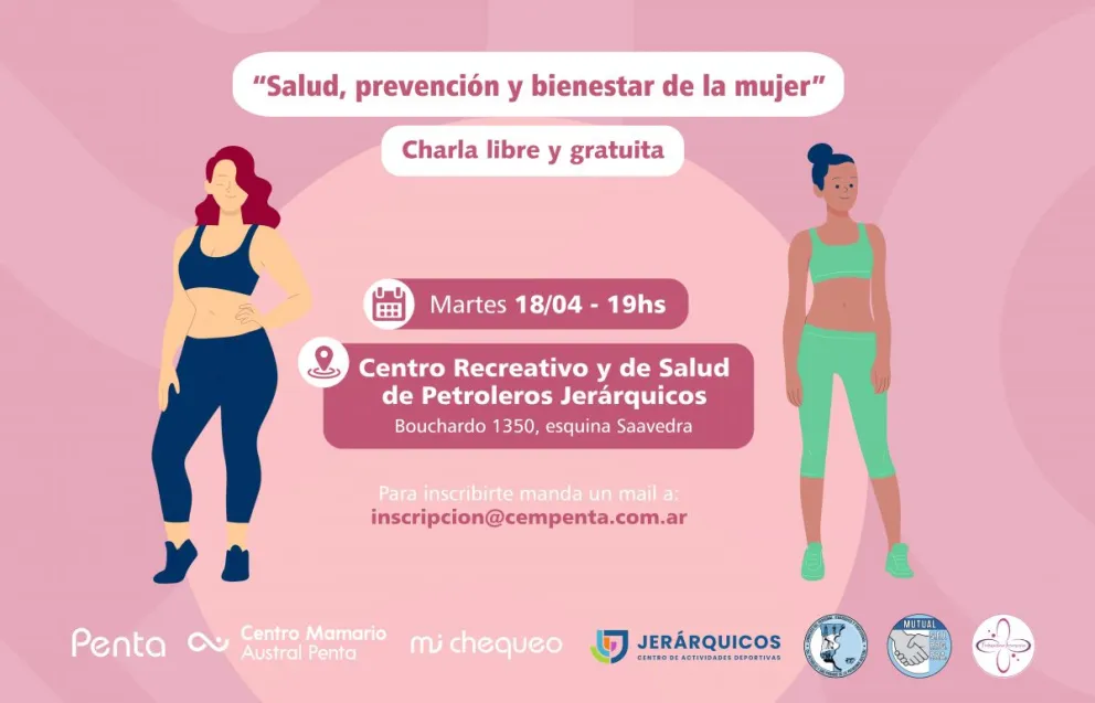 Penta y Centro Jerárquicos invitan a hablar de “Salud, prevención y bienestar”