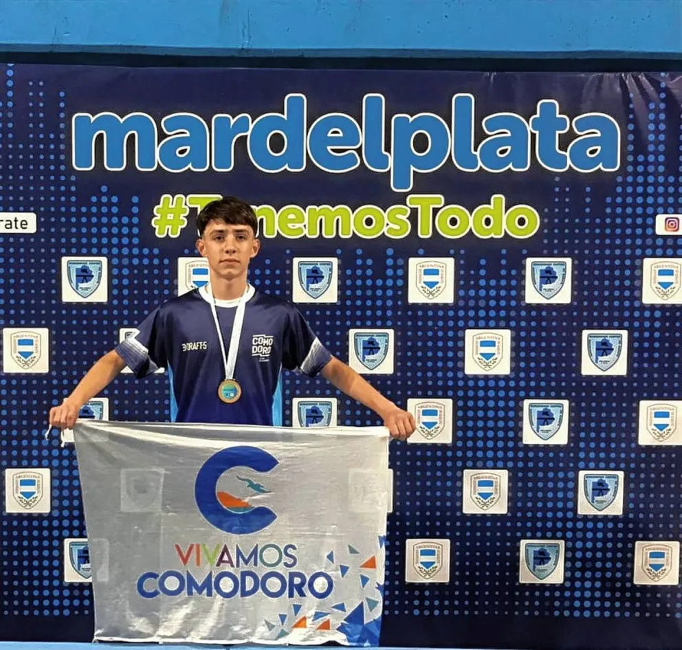 El comodorense Franco Moroncini clasificó al Sudamericano de karate en Brasil