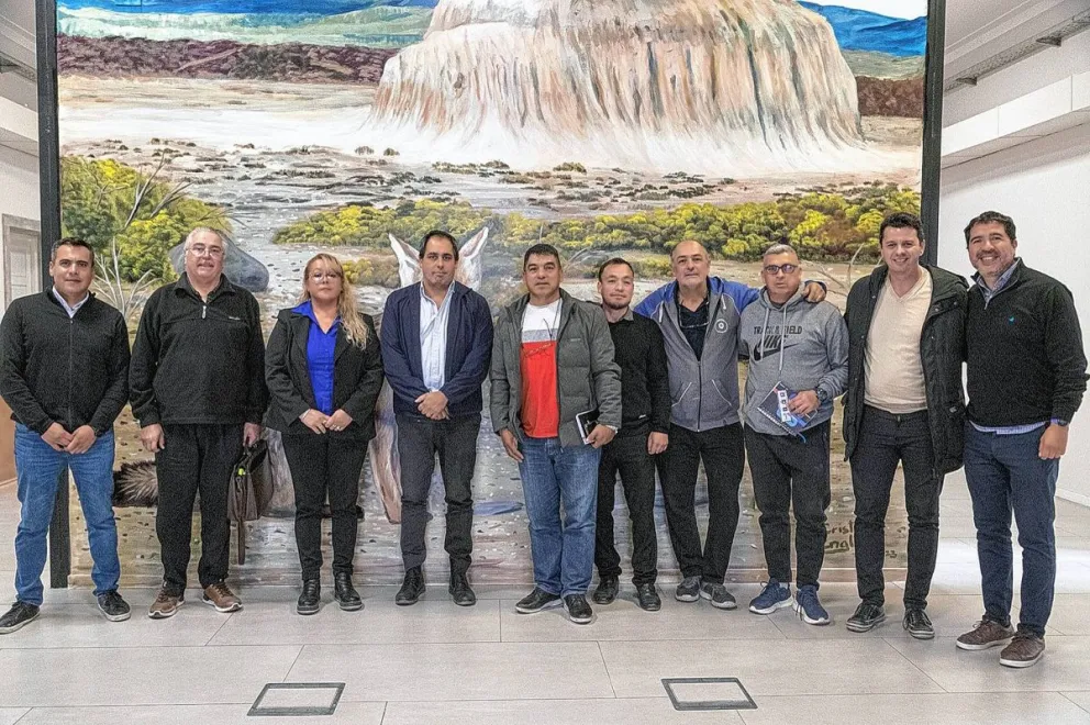 Sampaoli se reunió con representantes de la Iglesia Evangélica