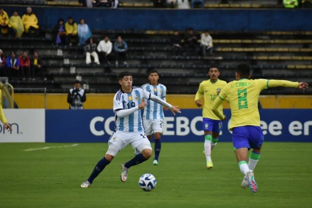Sudamericano Sub-17: Argentina perdió en la última fecha ante Brasil