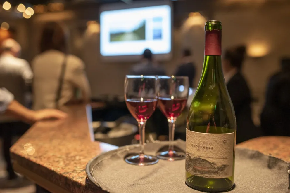 Otronia presentó su portfolio de vinos en Chubut