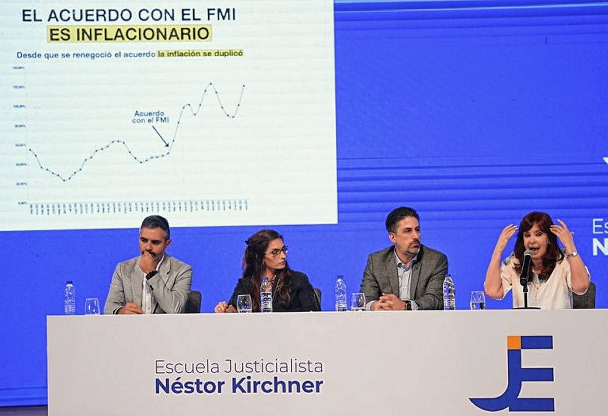Cristina Kirchner apuntó duro al FMI y cuestionó la dolarización: "Es peor que la convertibilidad"