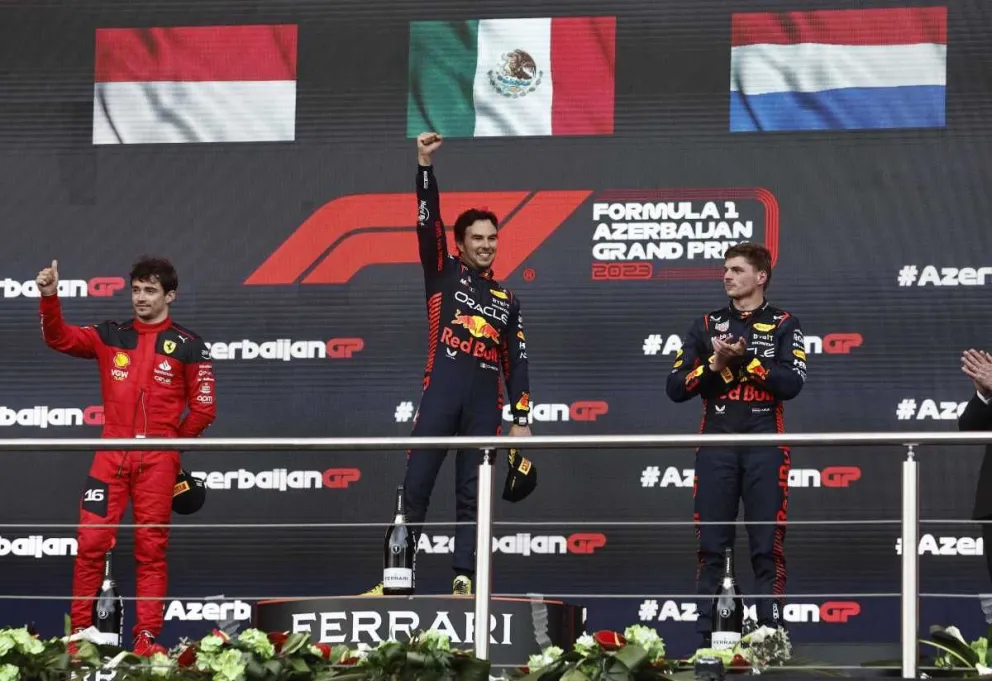 El mexicano Pérez se quedó con el Gran Premio de la Fórmula 1 en Azerbaiyán