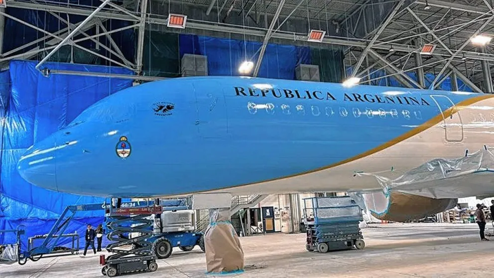 Las imágenes del nuevo avión presidencial que costó 22 millones de dólares