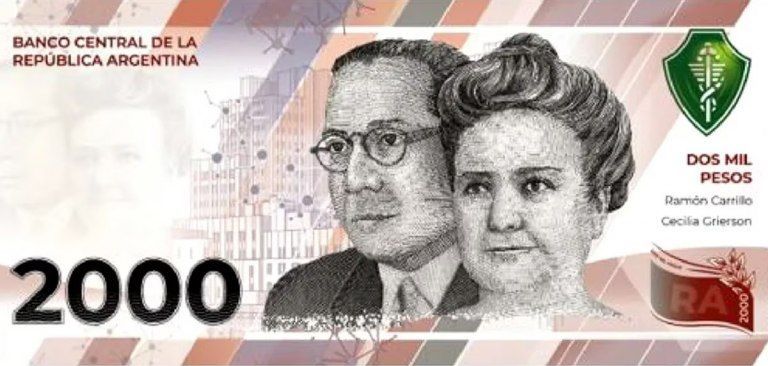 El Banco Central ya tiene en su poder los billetes de $2.000 y define su salida