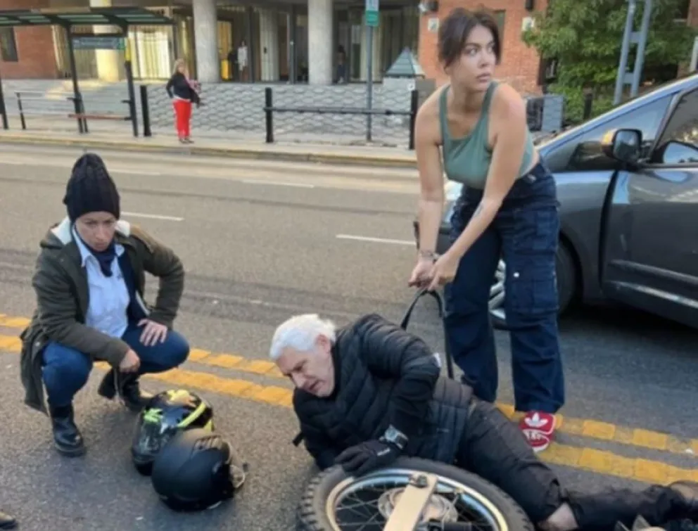 Wanda Nara asistió a una persona accidentada mientras se dirigía a grabar Masterchef