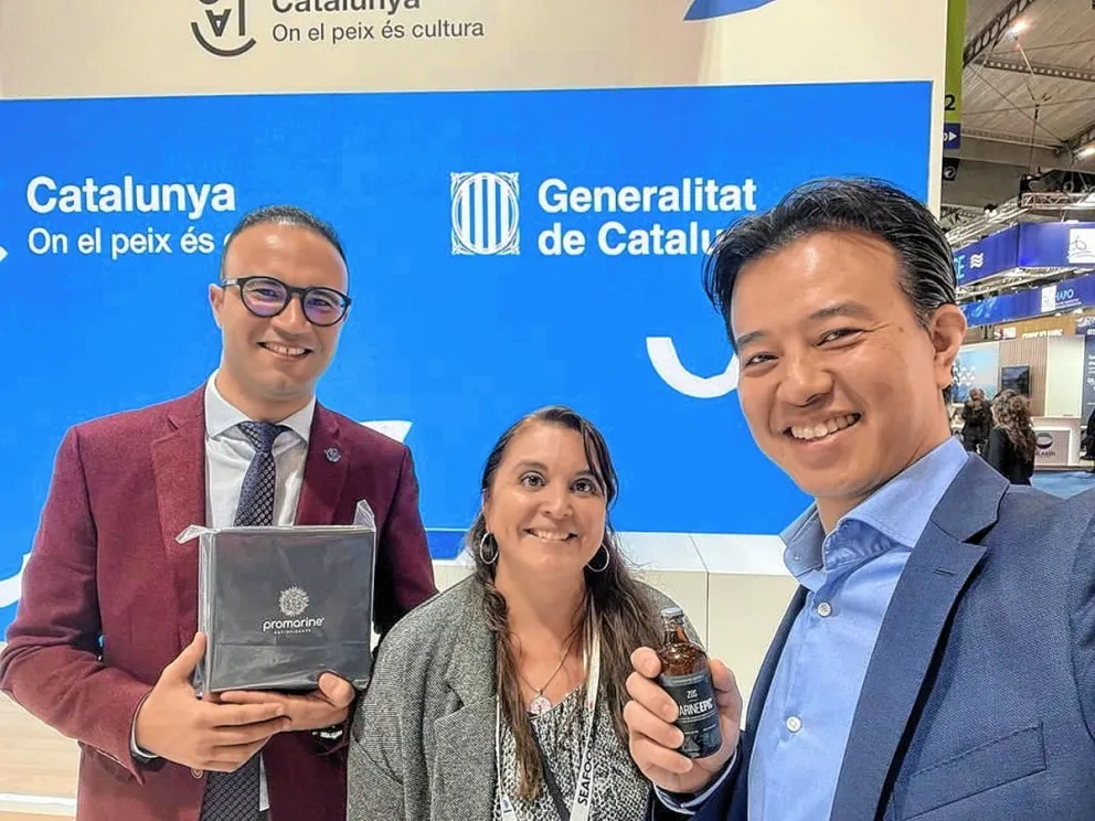 Emprendedoras chubutenses presentaron productos biotecnológicos procedentes de los erizos de mar en España