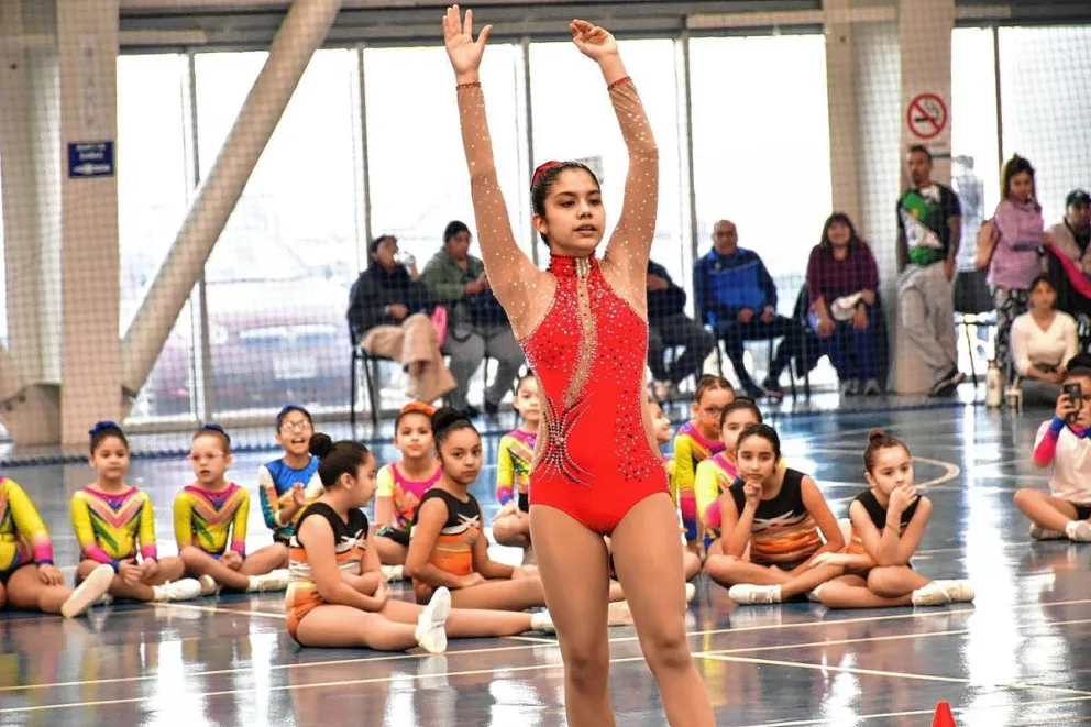Se celebró el 1er torneo Provincial de Gimnasia Aeróbica en el Municipal 4