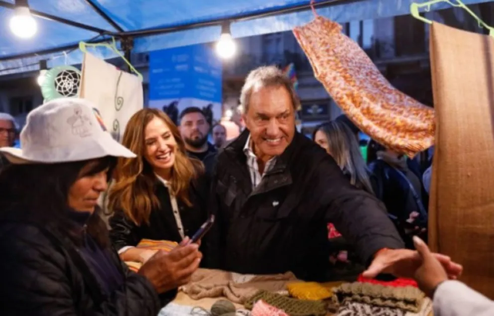 Scioli y Tolosa Paz se mostraron juntos en un acto