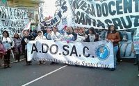 Semana sin clases: se mantiene el duro conflicto docente en Santa Cruz