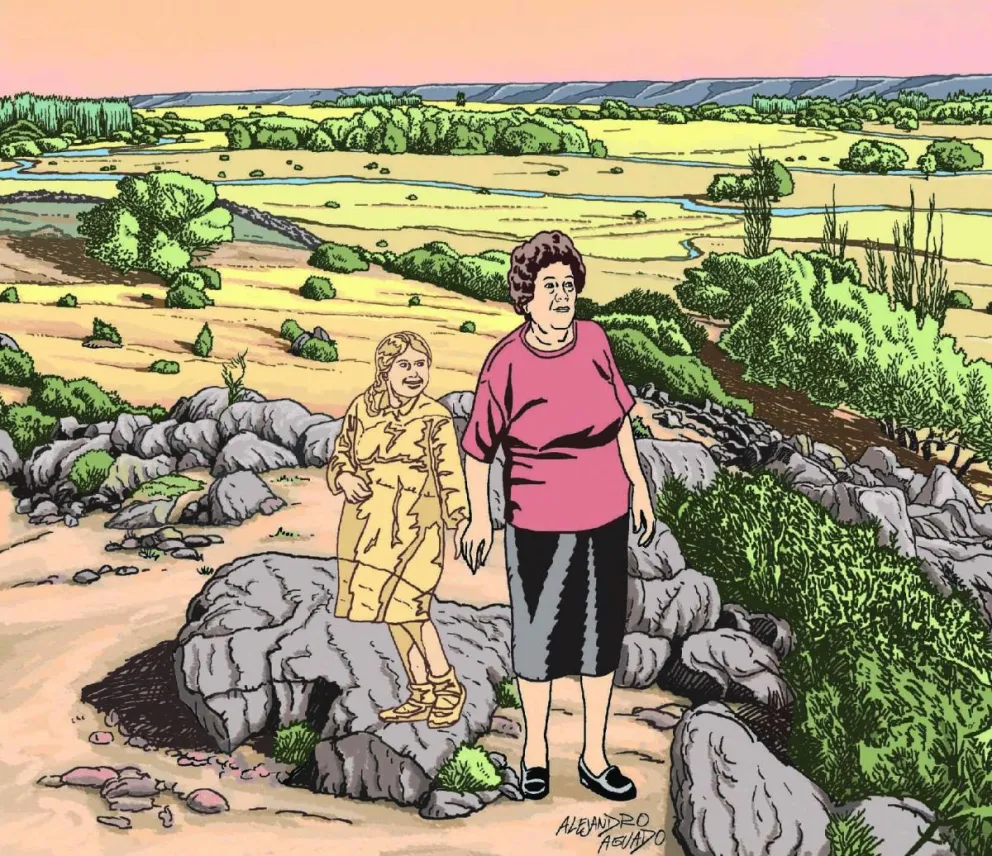 El regreso de Isabel al lote de su niñez en Colonia Ensanche Sarmiento