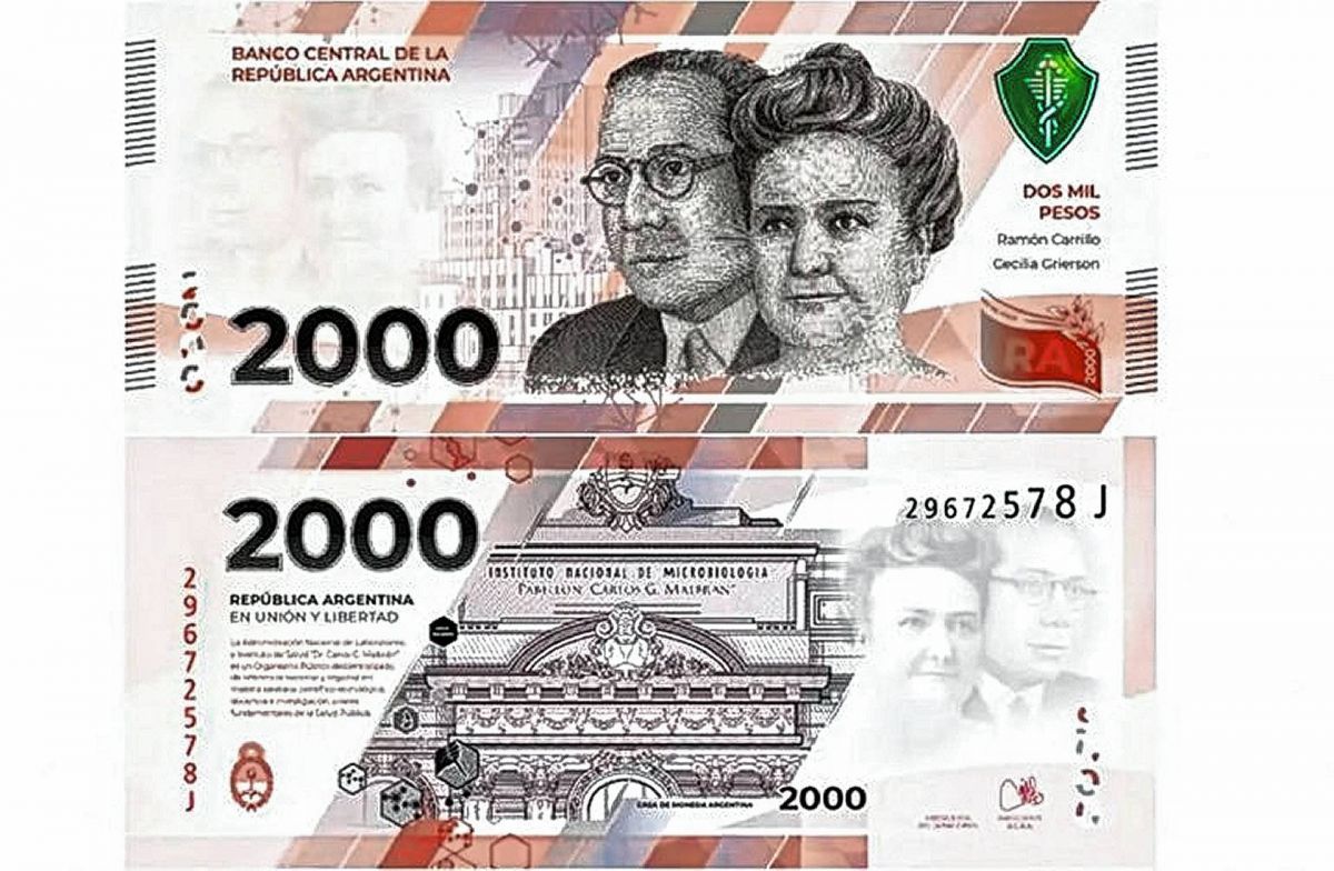 Los 10 elementos de seguridad del nuevo billete de 2.000 pesos que ya empezó a circular