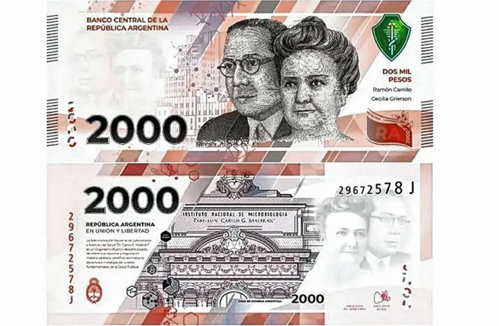 Los 10 elementos de seguridad del nuevo billete de 2.000 pesos que ya empezó a circular