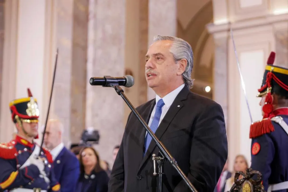 Alberto Fernández negó estar molesto por no haber sido invitado al acto de Cristina