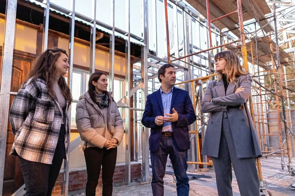 Luque visitó la obra de ampliación en ACARA