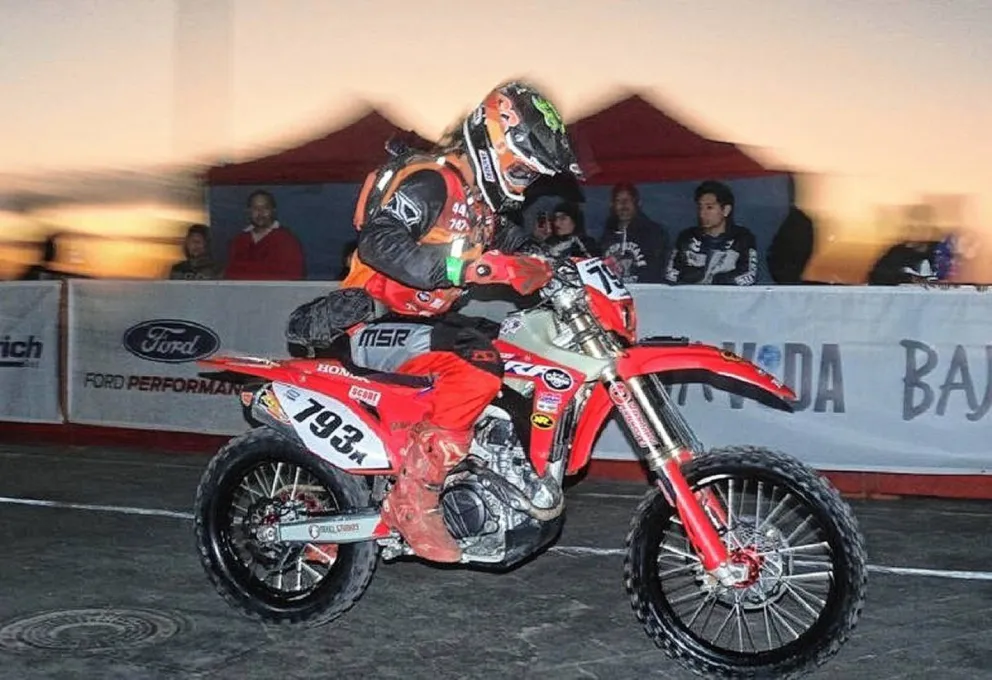 Murió el motociclista Juan Zunino en un entrenamiento de carrera Baja 500, en México