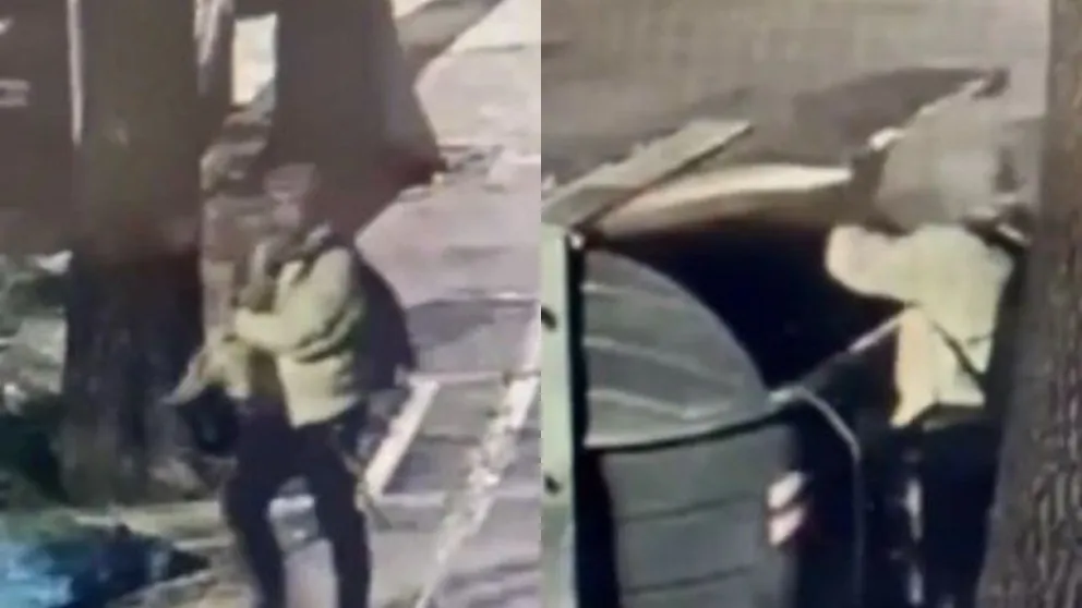 Tiró a su perro a la basura y vecinos lo rescataron: "Iba a ser un desastre"