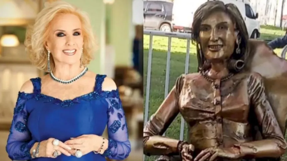 Mirtha Legrand dijo estar disconforme con la estatua que le levantaron en Villa Cañás