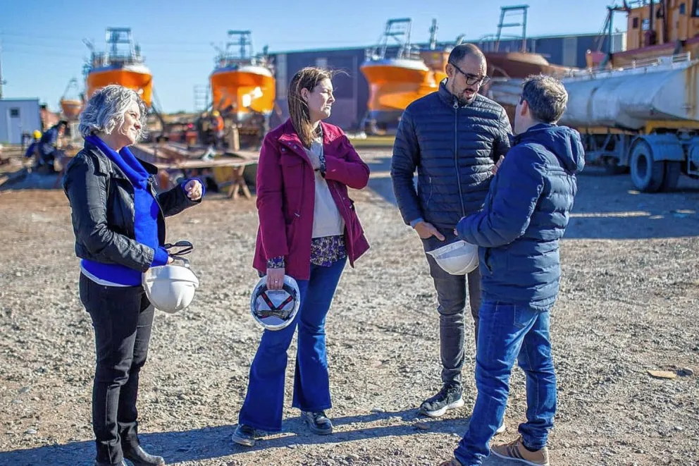 Luque: “Junto a Paula Morale vamos a potenciar el crecimiento de la industria pesquera de Rawson”