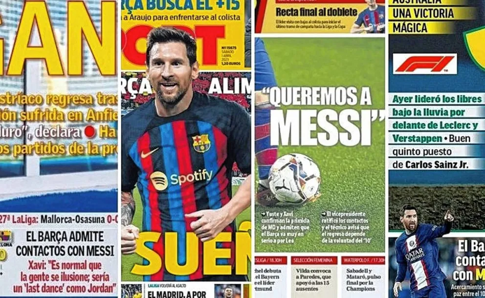 La llegada de Messi a Miami recorre la tapa de los diarios del mundo