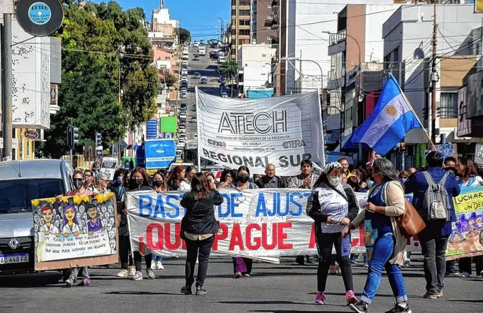 ATECh comienza hoy un paro docente de 120 horas en la provincia