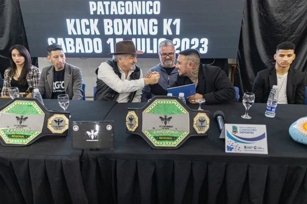 Anunciaron la velada histórica de kick boxing en Comodoro Rivadavia