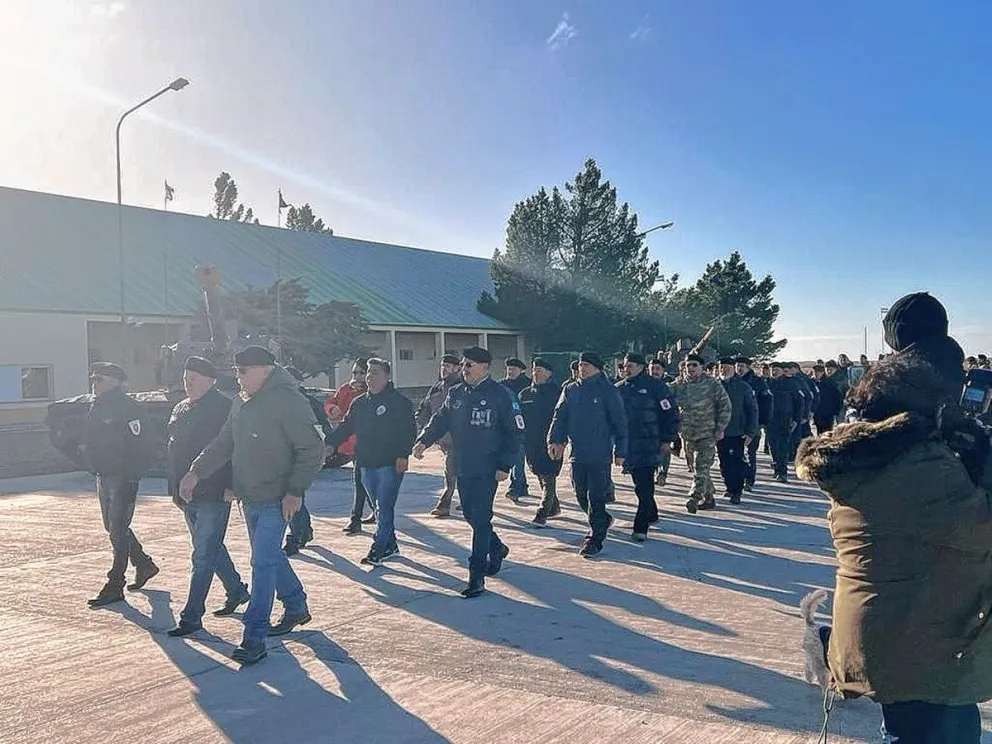 Soldados voluntarios del Regimiento de Tanques Nº 9 realizaron su juramento de Fidelidad a la Bandera
